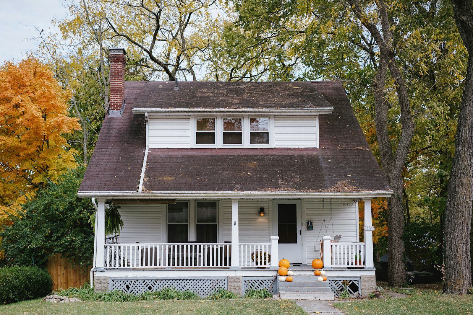 Ordinary lived-in suburban home